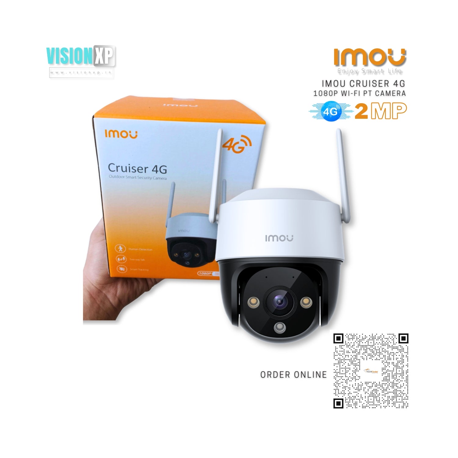IMOU Cruiser 4G 1080P Full Colour P&T Smart Camera IMOU Cruiser 4G 1080P Full Colour P&T Smart Camera